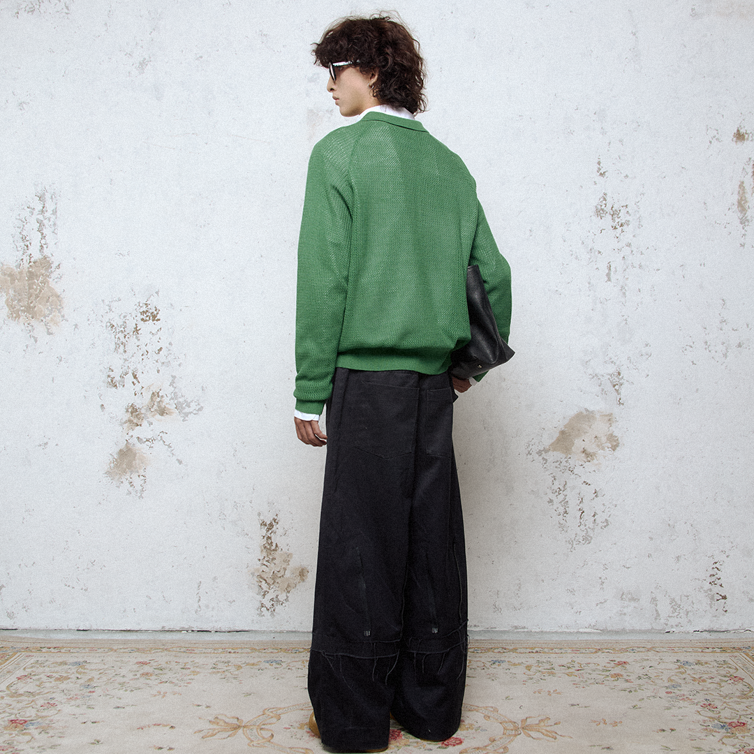 Áo LEN KNIT raglan KMC - F*WORK 9 to 5 - BOXY FIT