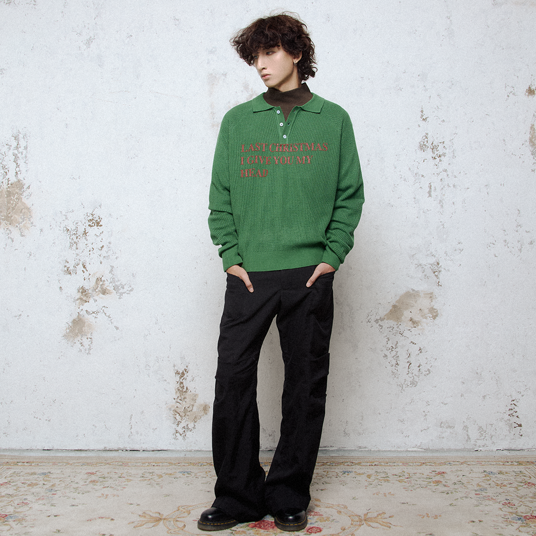 Áo LEN KNIT raglan KMC - LAST CHRISTMAS - BOXY FIT