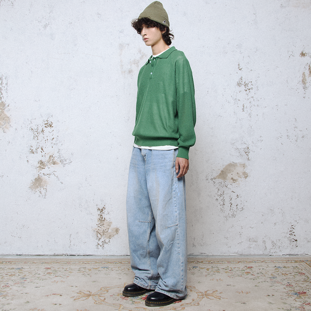 Áo LEN KNIT raglan KMC blank - BOXY FIT