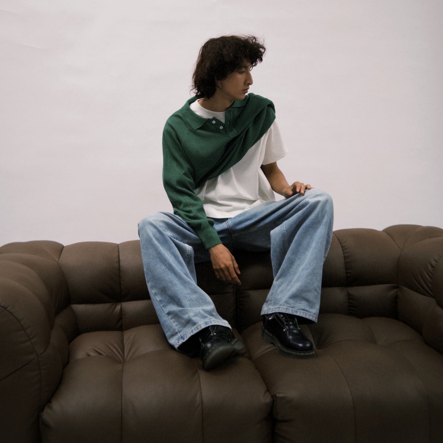 Áo LEN KNIT raglan KMC blank - BOXY FIT
