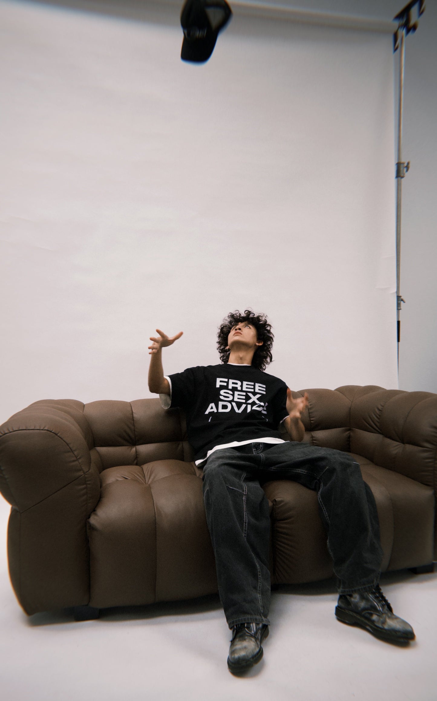 Áo thun KMC SEX ADVICE Black Regular T-shirt